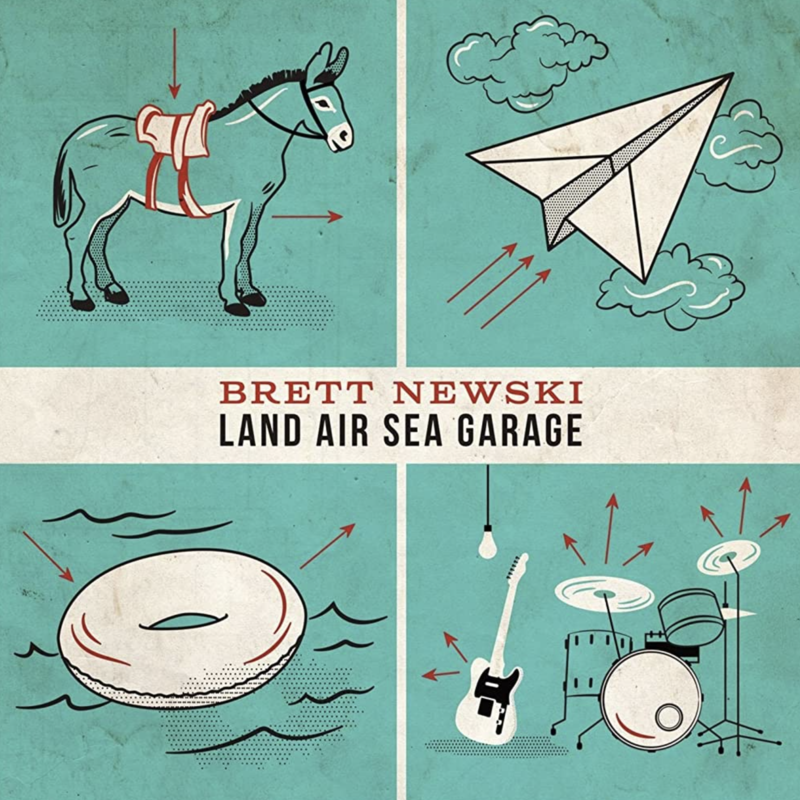 Brett Newski CD - Land Air Sea Garage