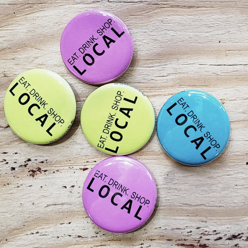 Eat. Drink. Shop. Local Button