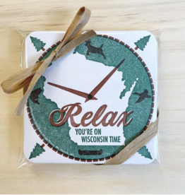 Nesja Press Coasters - Wisconsin Relax Time