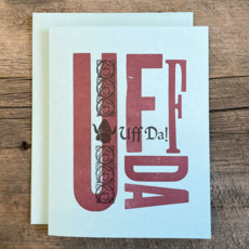 Nesja Press Greeting Card - Uffda