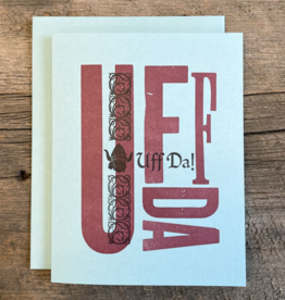 Nesja Press Greeting Card - Uffda