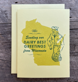 Dairy Best Greeting Card