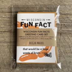 Nesja Press Greeting Card Pack - Wisconsin Fun Fact