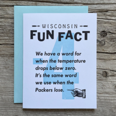Nesja Press Wisconsin Fun Fact Greeting Card -