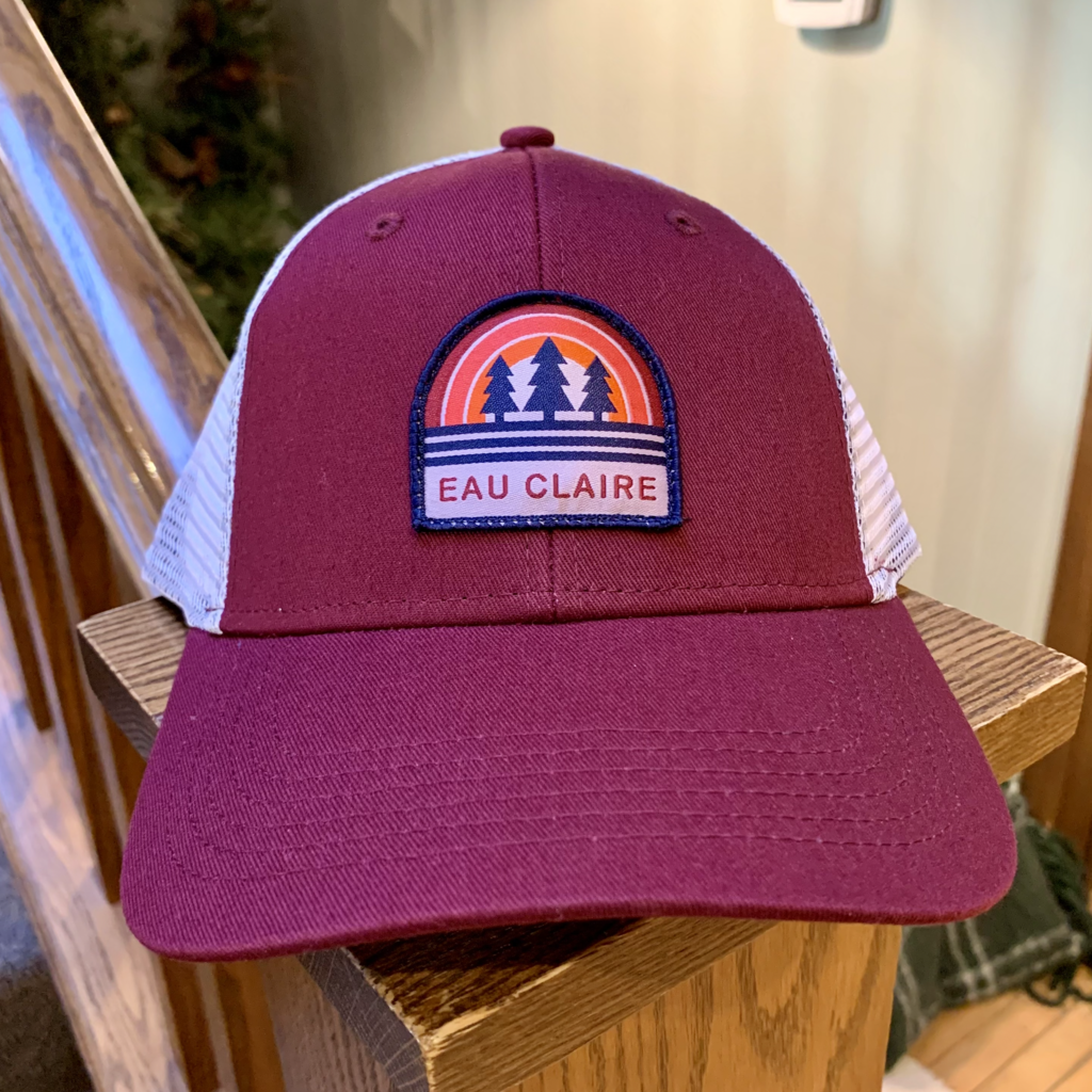 Maroon Eau Claire Trucker Hat