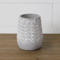 Audrey's Embellished Cement Planter