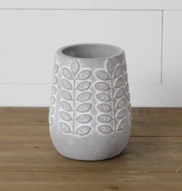 Audrey's Embellished Cement Planter