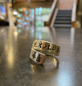 Calm Clam Creations Metal Stamped Ring (Assorted) - Ashley Walton-Beal