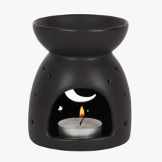 Something Different Black Mystical Moon Oil Burner