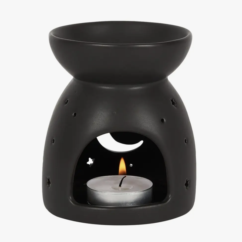 Something Different Black Mystical Moon Oil Burner