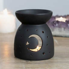 Something Different Black Mystical Moon Oil Burner