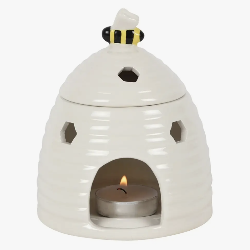 White Beehive Oil Burner