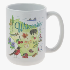 Boston International WI State Collection Ceramic 15 oz Mug