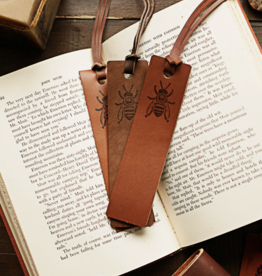 Wayfaring Goods Leather Bookmark - Honey Bee