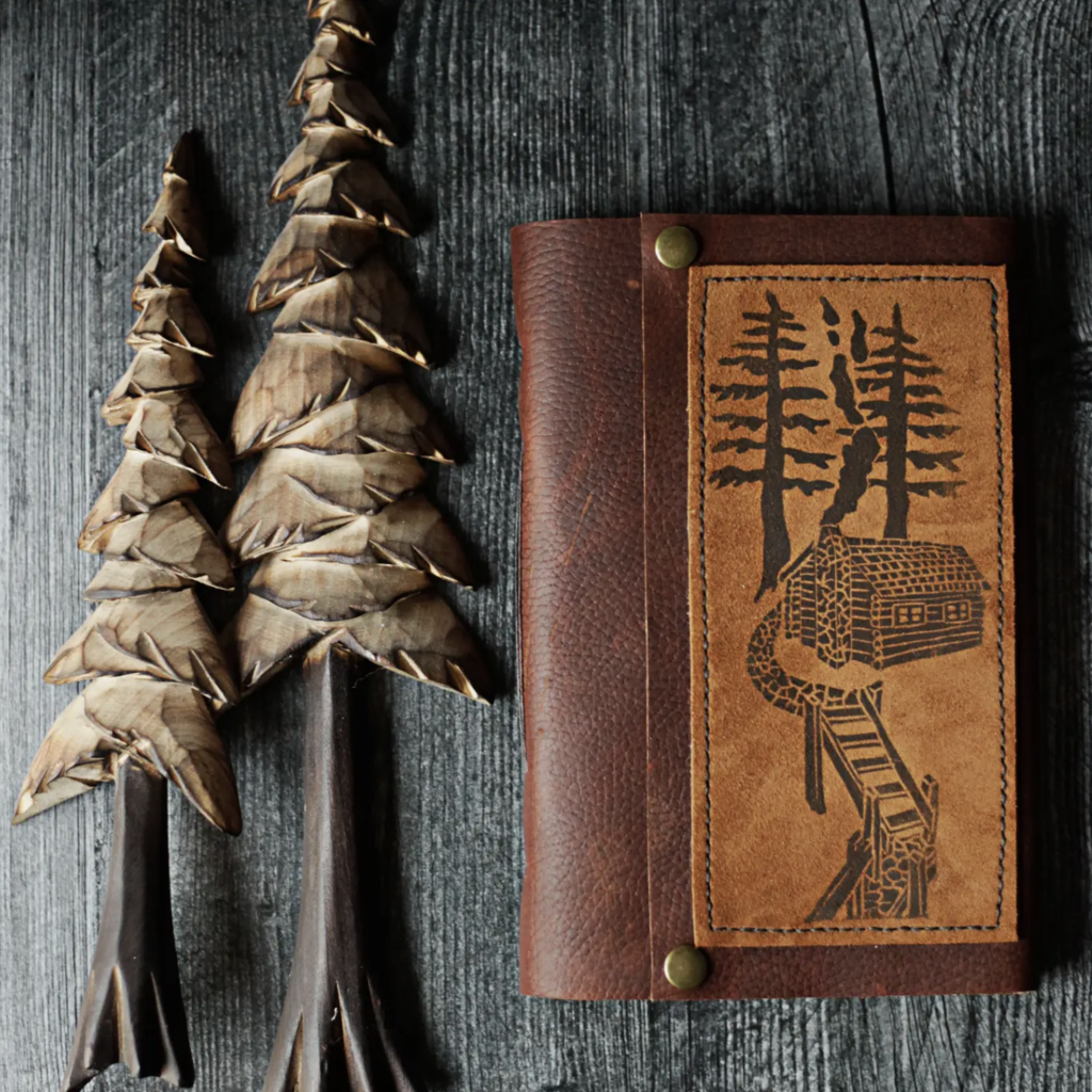 Wayfaring Goods Large Cabin Guest Book Leather Journal