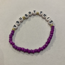 Shelby Henke Beaded Phrase Bracelets (Assorted)