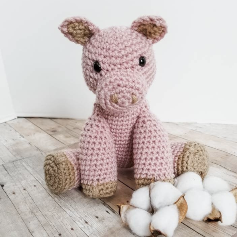 Nickel Creek Stitches LLC Piglet Plush Stuffed Animal