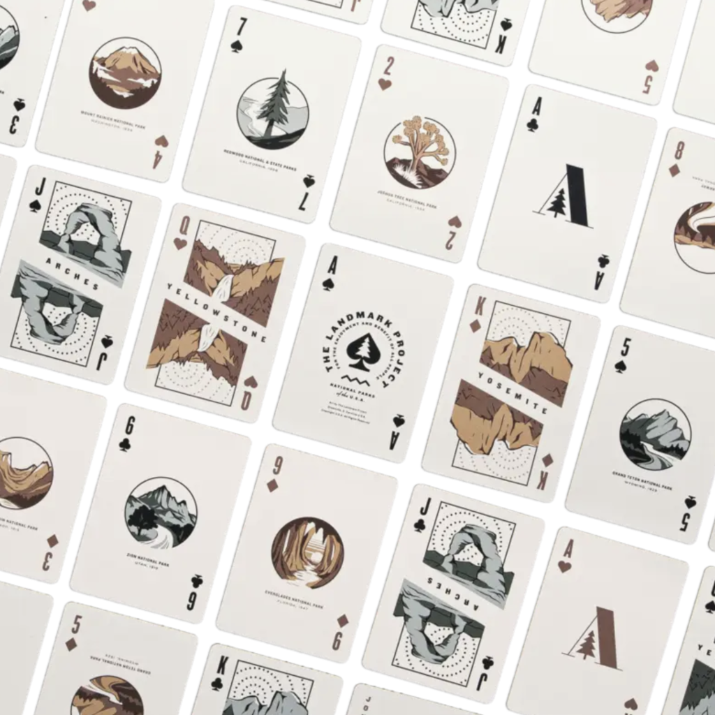 The Landmark Project National Parks Playing Cards