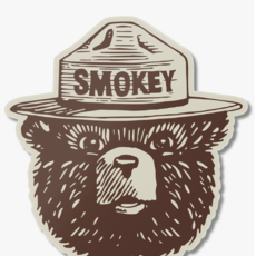 The Landmark Project Magnet - Smokey Bear