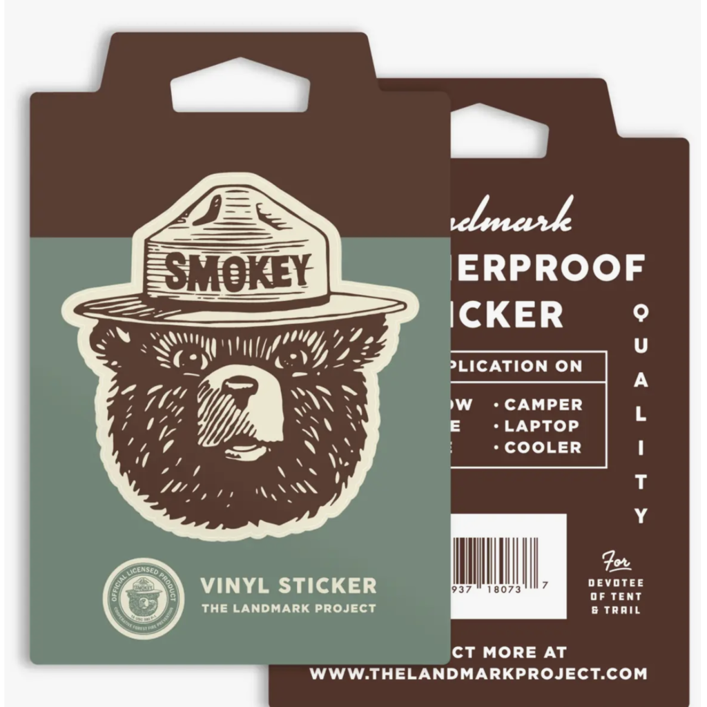 The Landmark Project Sticker - Smokey Bear