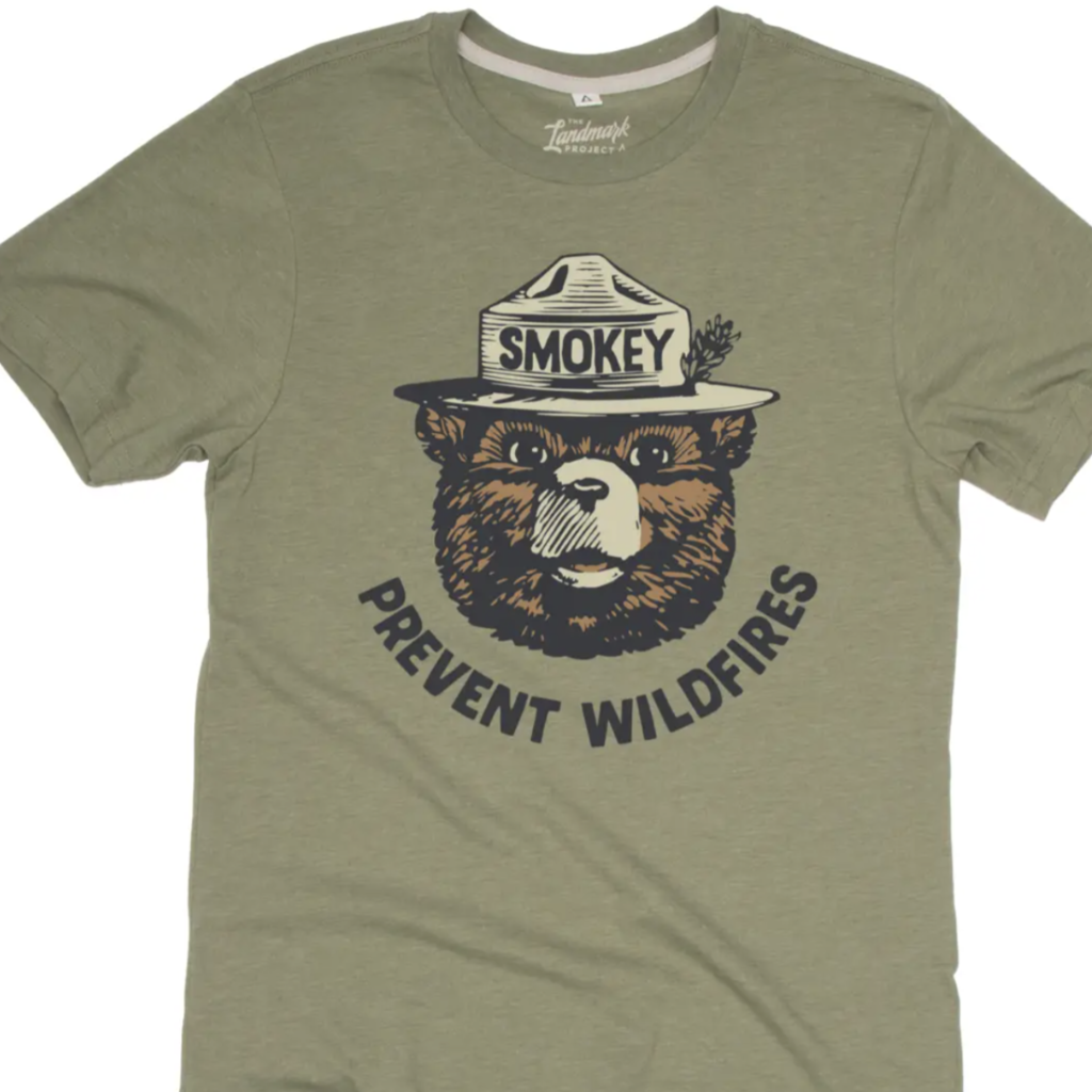 The Landmark Project Smokey Retro Tee - Sage