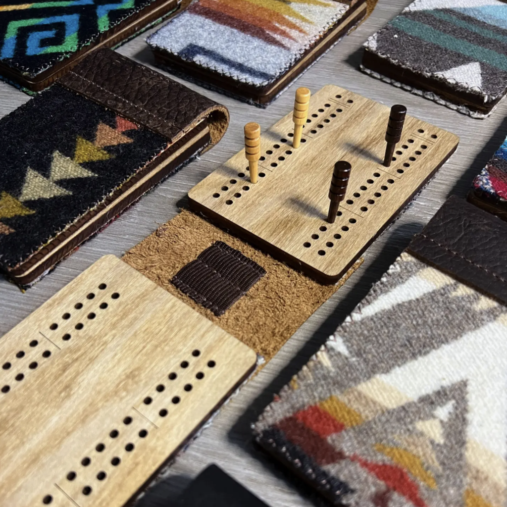 North Country Craft Travel Cribbage Board