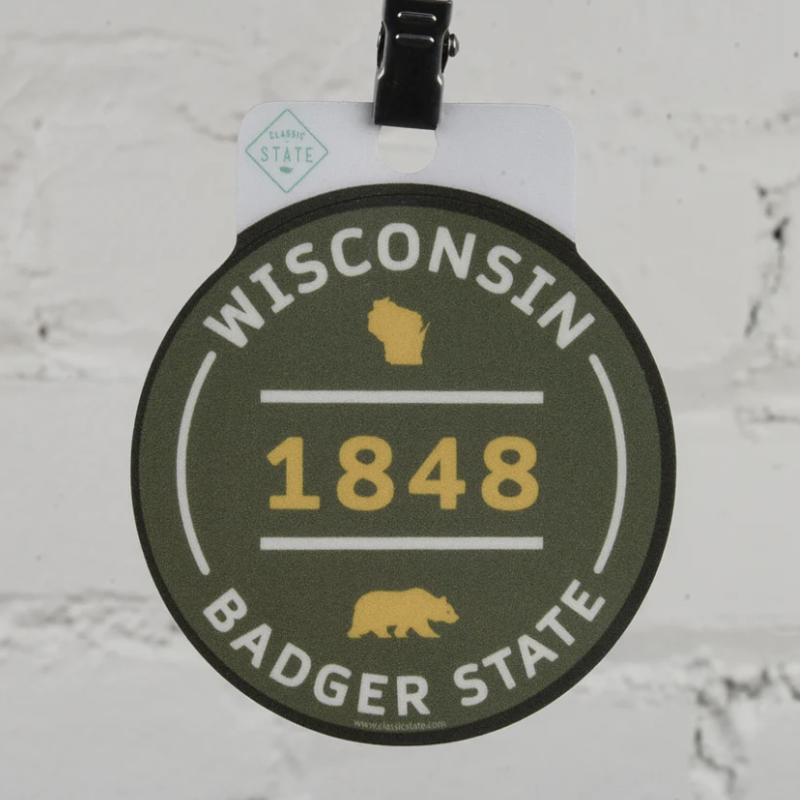 Wisconsin 1848 Sticker