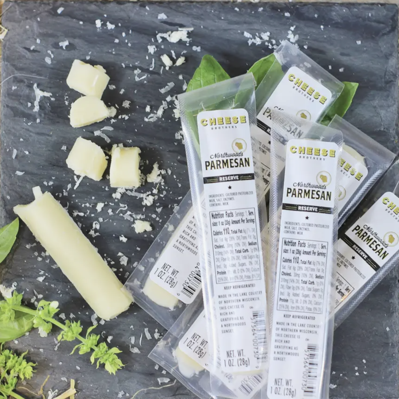 Cheese Brothers Cheese Snack Stick  - Northwoods Parmesan