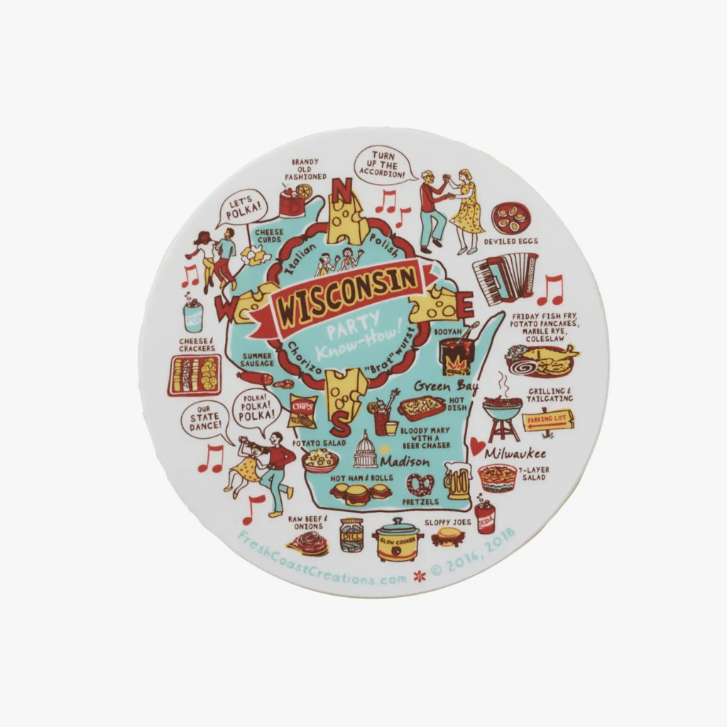 HANmade Milwaukee Sticker- Wisconsin Party Know How