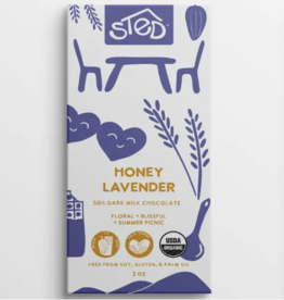 Sted Foods Sted - Honey Lavender Chocolate Bar