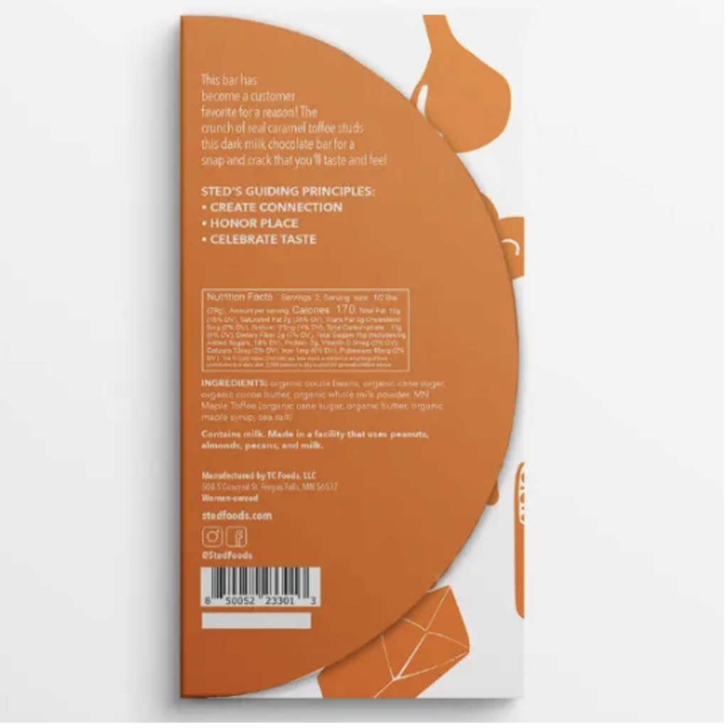 Sted Foods Sted - Caramel Crack Chocolate Bar
