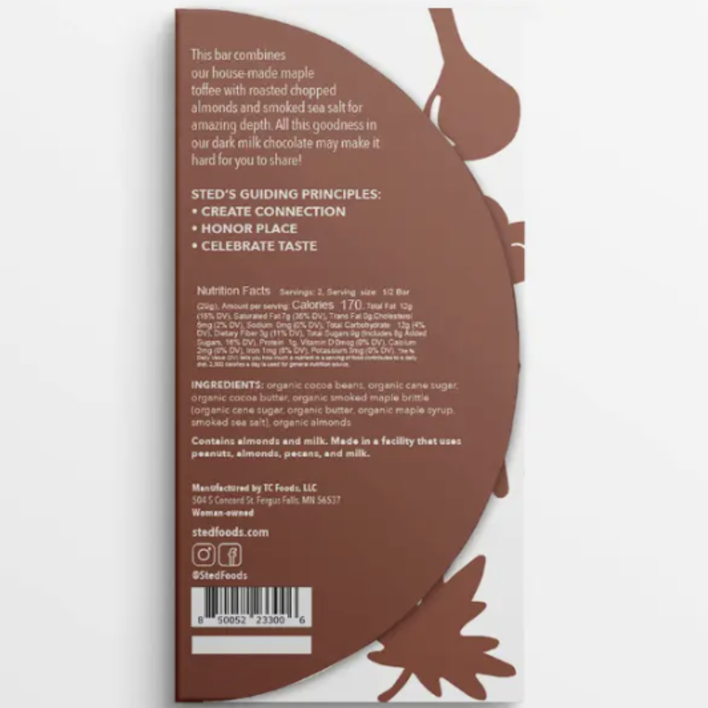 Sted Foods Sted - Almond Maple Brittle