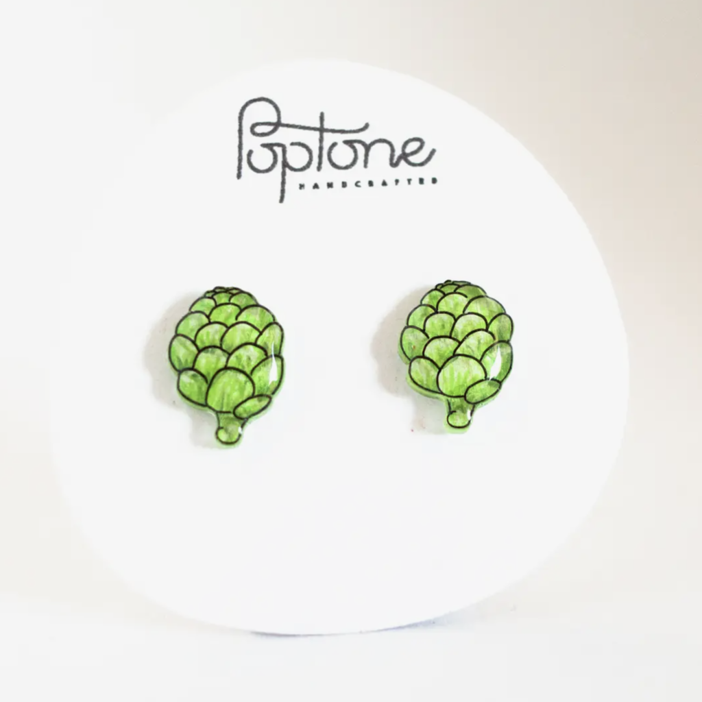 Poptone Co. Beer Hops Stud Earrings