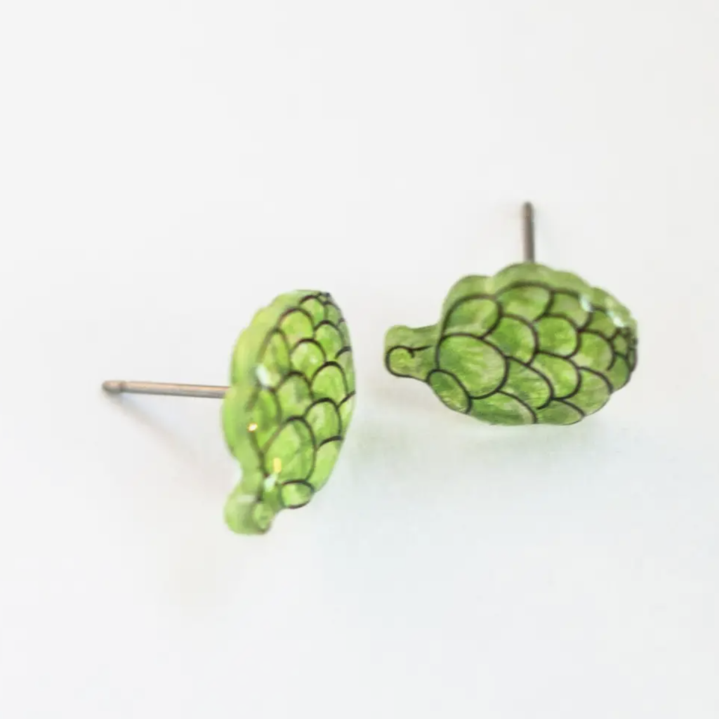 Poptone Co. Beer Hops Stud Earrings