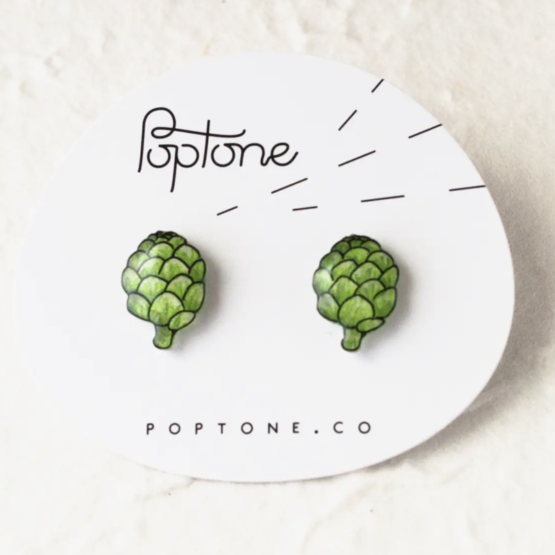 Poptone Co. Beer Hops Stud Earrings