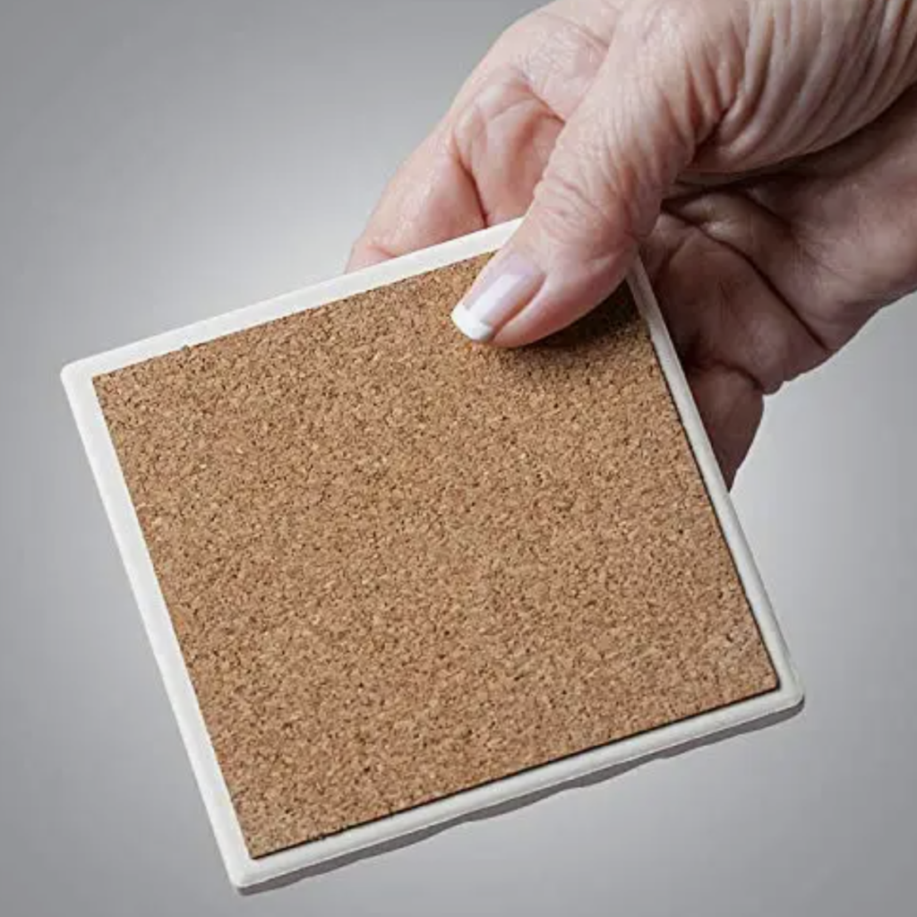 CounterArt and Highland Home (Faire) Wisconsin Home Absorbent Stone Coaster 4pk