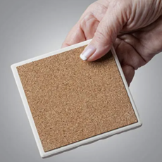 CounterArt and Highland Home (Faire) Wisconsin Home Absorbent Stone Coaster 4pk