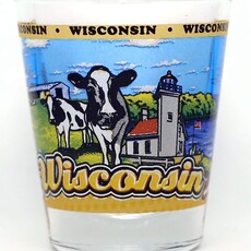Volume One Wisconsin Postcard Shot Glass
