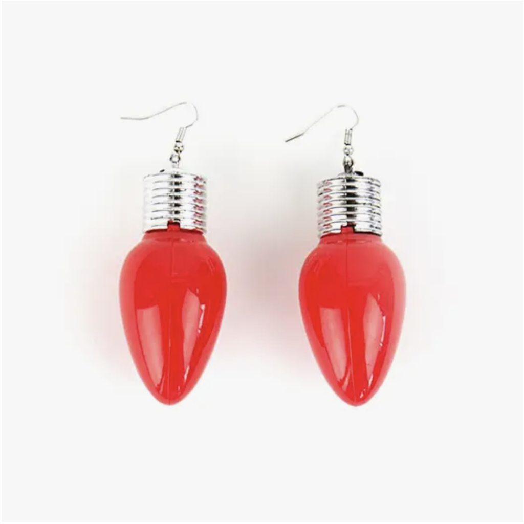 Gift Republic Festive Light Up Christmas Earrings