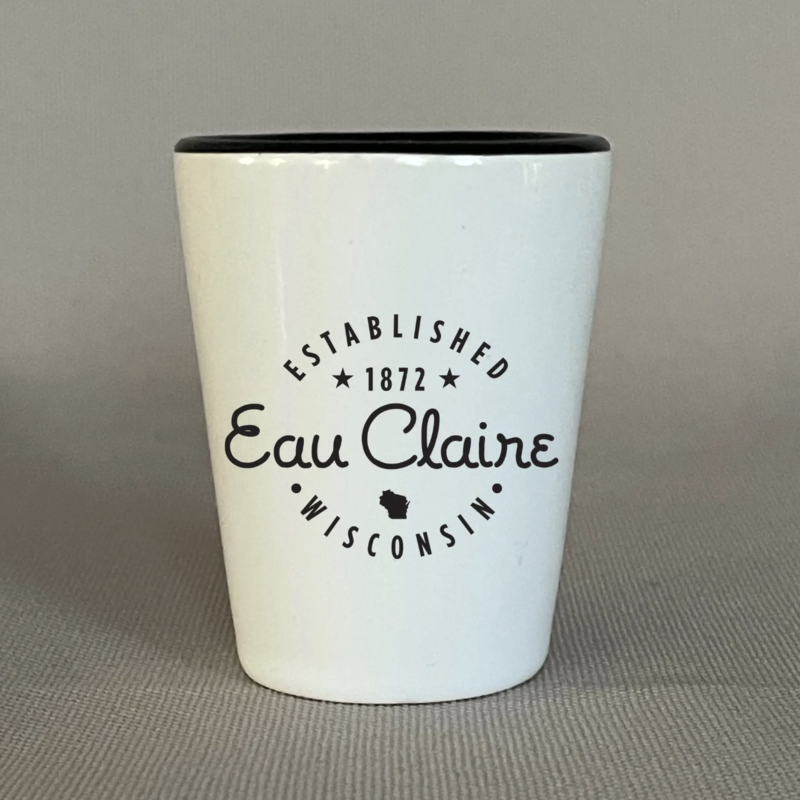 B.Berish Ceramic Eau Claire Shot Glass