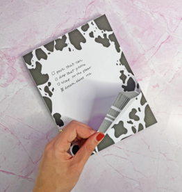 Cow Print Moo  Notepad