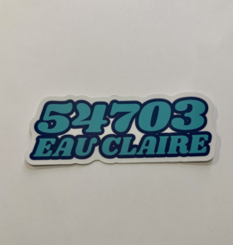 CJ's Cottage Eau Claire Area Code Sticker