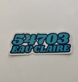 Eau Claire Area Code Sticker