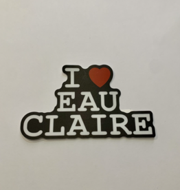 I Heart Eau Claire Sticker