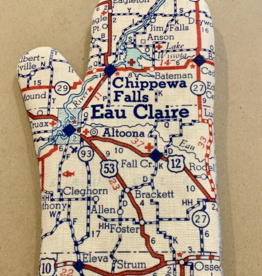 Daisy Mae Designs Eau Claire Map Oven Mitt