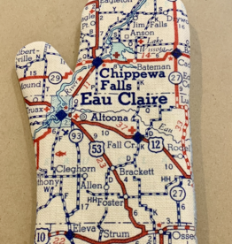 Eau Claire Map Oven Mitt