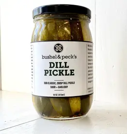 Bushel & Peck's Whole Dill Pickle (Garic Dill) 16oz.