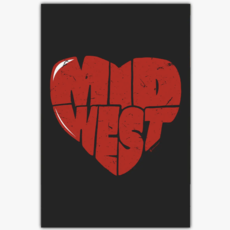 Midwest Heart Postcard