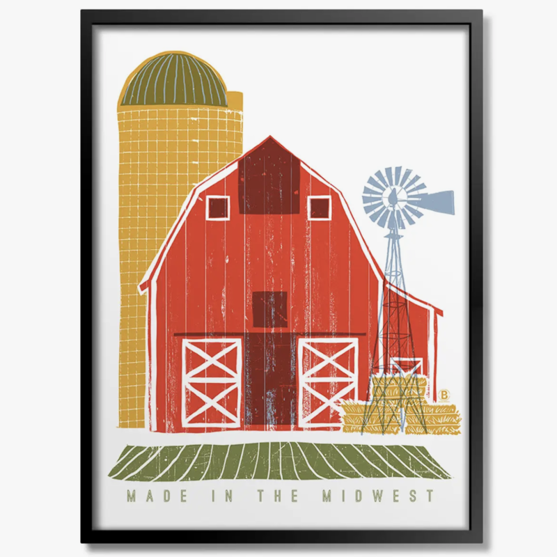 Made in the Midwest Print 11x14