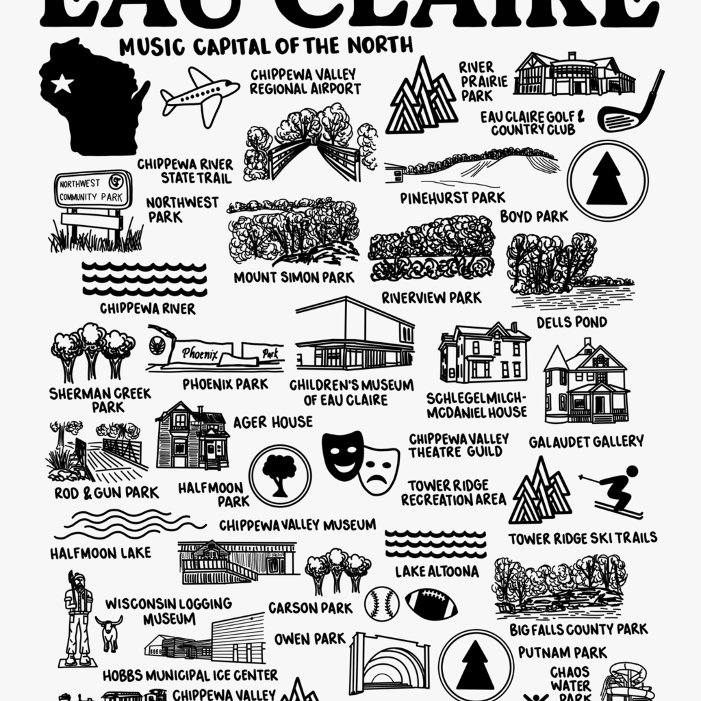 Eau Claire Map The Local Store